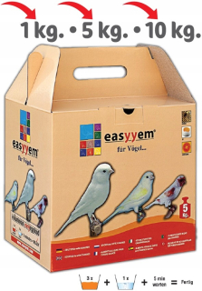 Krmivo pre papagáje - Easyym Egg Karma pre biele kanály 5 kg