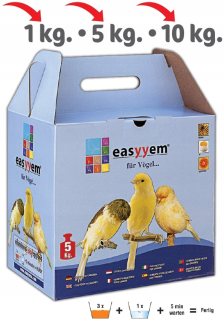 Krmivo pre papagáje - Easyym Egg Karma pre kanály 5 kg
