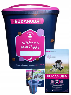 Krmivo pre šteňatá Eukanuba 3 kg čerstvé kura 10-25 kg + zadarmo