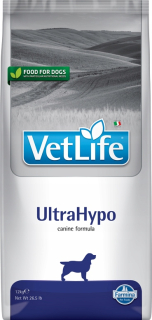 Suché krmivo pre psy granule - Farmina Vet Life ultrahypo 12 kg psov propagácia