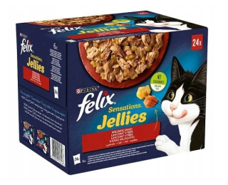 Felix Sensation Rural príchute želé 24x85g