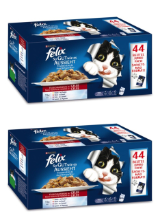 Krmivo pre mačky - Felix 88 x 100g mäsové purina