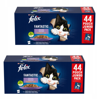 Felix mokré krmivo mix príchutí 3,74 kg