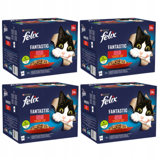 Felix mokré krmivo mix príchutí 2,04 kg