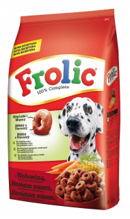Krmivo pre psy - FROLICE BEEF Zelenina Cereal 4kg