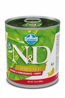 Konzervy mokré krmivo pre psa - Farmina N&D Prime Puppy Chicken & Granátové jablko 6x 285g