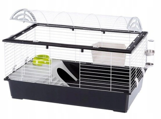 Klietka pre zajace, morčatá - Ferplast Casita 100 čierna [57066070] ^^