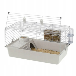 Klietka pre zajace, morčatá - Ferplast Cage Cavie 80 biela [57054070] ^