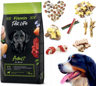 FITMIN FOR LIFE DOSPELÉ PLEMENÁ 12KG + GRÁTIS