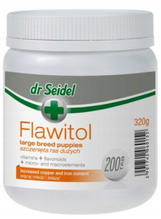 Flavitol pre veľké plemená šteniatka 200 karta.