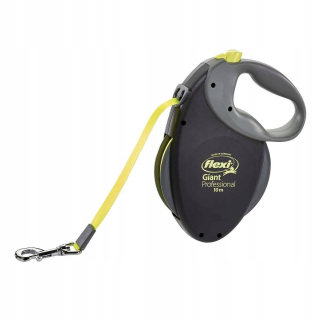 Vodítko pre psa -  Flexi Giant Neon Professional Leash Tape XL 10m