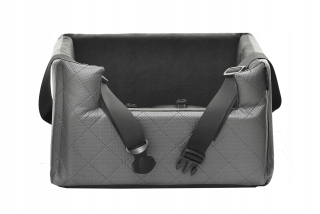 Prepravná taška pre psa - Automobilové sedadlo pre Dog Mia Lux Metallic Grey