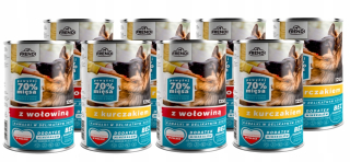 Frendi Hovädzie kúsky v omáčke 1250g konzerva pre psov