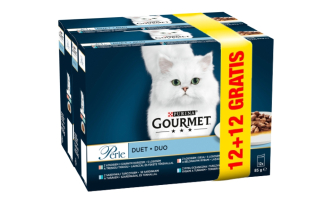 Gurmánske mokré krmivo mix príchutí 1,02 kg