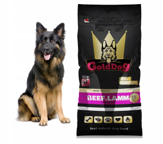 Gold Dog suché jahňacie krmivo 15 kg