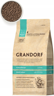 Grandorf Cat 4 Mäsový recept Dospelý Indoor 2 kg