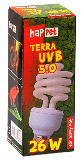 HAPET UVB 5.0 Žiarovka pre Terrárium 26W