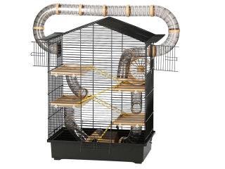 Klietka pre zajace, morčatá - Hit Cage pre škrečka CH3 plus Black_graratis