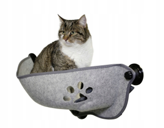 Odpočivadlo pre mačky - Hojdačka mačka laries cat + sacie šálky pre okno