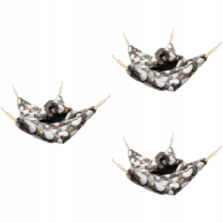 Domček pre morča, králika - Škrečok škrečok Guinea Bed Cave 3 PCS