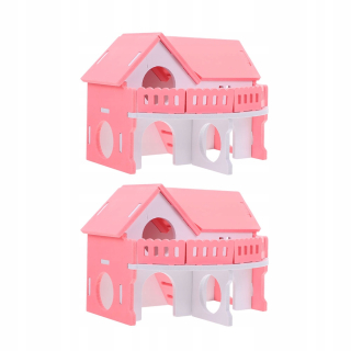 Domček pre morča, králika - Škrečok Nest Bunny Toy Toys Hračky Činchilla 2 ks