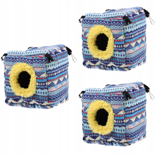 Domček pre morča, králika - Hračky pre hniezda hniezda hniezda hundrov Hamdgehog 3 PCS