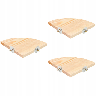 Hračka pre králika, morča - Stála doska pre škrečok Parrot Bird Cage 3 PCS