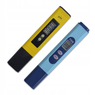 Refraktometer na meranie slanosti - Manuálny tester kvality vody pH 2 v 1 vodnej sade