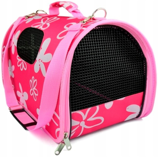Prepravka pre mačku - Hilton Transport Bag 43x24x26 Ružová