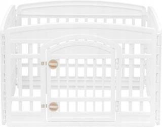 Klietka, ohradka pre psa - Iris PlayPen Coat pre živočíšneho psa biele