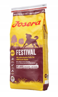 Suché krmivo pre psy granule - Josera festival 15 kg chutná omáčka pre vyberavé