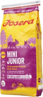Suché krmivo pre psy granule - Josera Mini Junior Food for Puppies Duck 15 kg