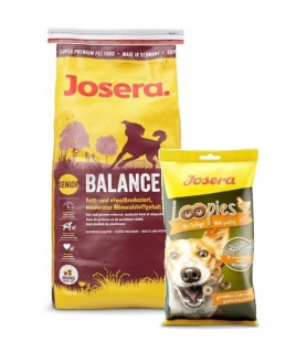 Suché krmivo pre psy granule - Josera Senior Balance Senior 15 kg+pochúťky slučky