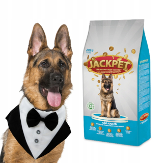 Suché krmivo pre psy granule - Jackpet pre dospelých pre Labrador Goldena 20 kg ovčieho psa