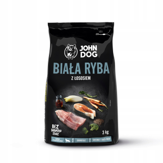 John Dog suché krmivo treska 3 kg