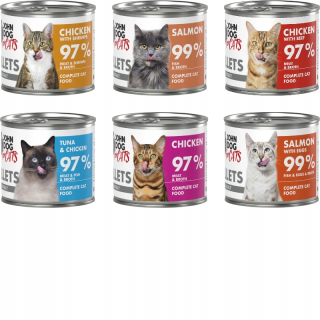 John Dog for Cats mokré krmivo mix príchutí 0,84 kg