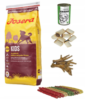 Suché krmivo pre psy granule - Josera Junior Kids 15 kg + mega balíček zadarmo