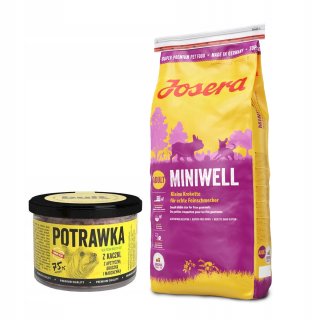 Suché krmivo pre psy granule - Josera Miniwell 15 kg