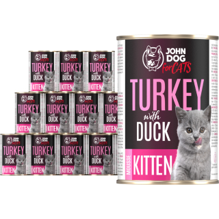 John Dog for Cats mokré krmivo moriak 4,8 kg