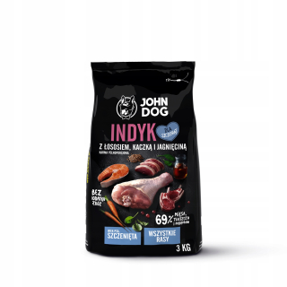 John Dog suché krmivo moriak 3 kg