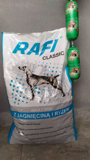 Krmivo pre psy - Suché potraviny 10 kg + Rafi 2x Baton zadarmo