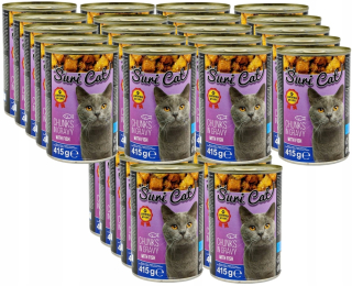 Krmivo pre mačky - Suri Karma 30x415G môže mačka ryby