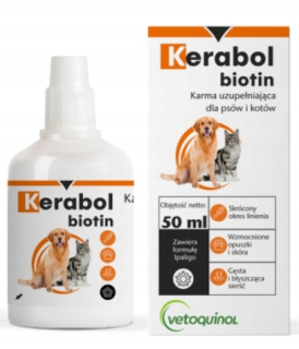 Kerabol 50 ml pre vlasy, psov kožu, mačka