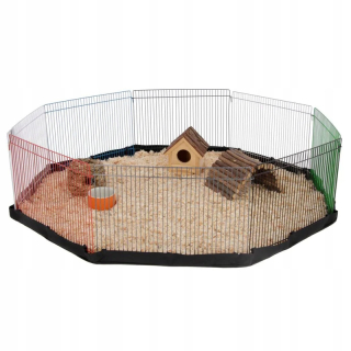 Klietka pre zajace, morčatá - Kerbl Home -Vyrábané playpen pre hlodavce 8 prvkov