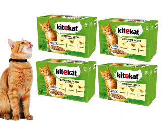 KITEKAT Hydinové hody vrecúško 12x85g