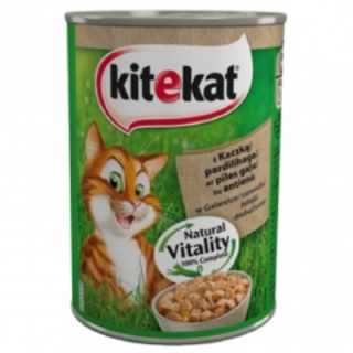 Krmivo pre mačky - Kitekat Duck 400g X24PCS.