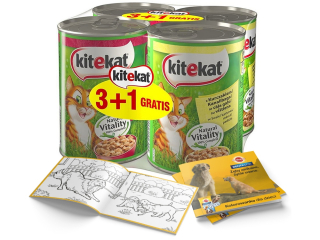 Krmivo pre mačky - Kitekat kuracie hovädzie mäso 400g x 24ks