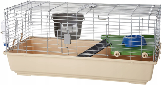Klietka pre zajace, morčatá - Amazon Basics Rodent Cage 107x48x61cm
