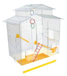 Klietka, voliera pre papagaje - Bird Cage * Iza II * pozinkovaný 60x45x28 +Freebies