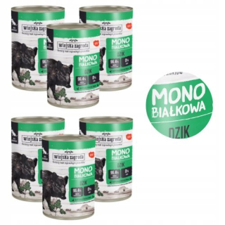 Wiejska Zagroda mokré krmivo zverina 0,4 kg